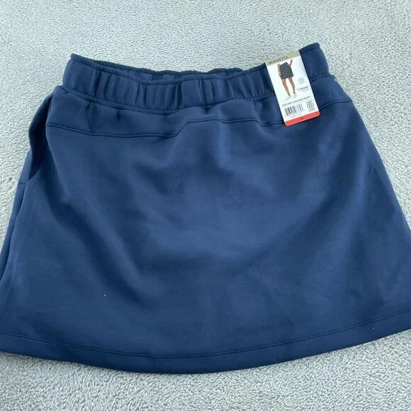 Mondetta High Rise Walking Skort Tencel Blend Navy Blue Womens NWT 5207 - Picture 2 of 10